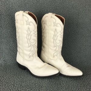 White Laredo Cowboy Boots